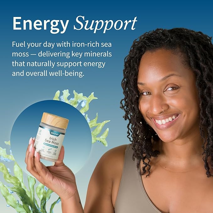 Snap Supplements Liver Health + Irish Sea Moss Bundle 60 Vegetarian Capsules Each
