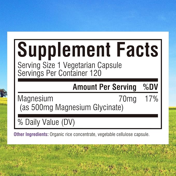 Innate Vitality Magnesium Glycinate 500mg 120 Capsules and 4 in 1 Magnesium Complex 240 Vegan Capsules