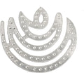 Zinc Chand Helix Vastu Remedies for North-East Ishanya Dosha Nivaran Missing Corner &amp Cuts Remedies (Metal-ZINCSIZE-3INCH Pack-1)