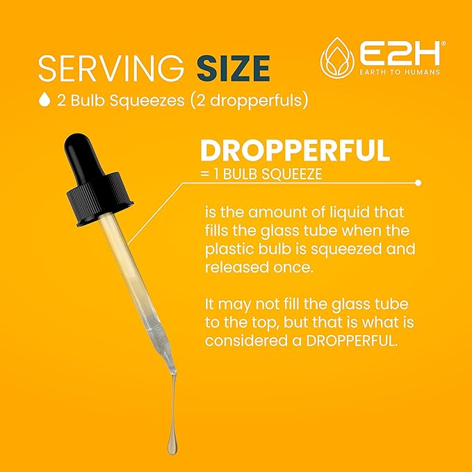 E2H Vitamins D3 &amp K2 Supplement for Immune Support - Liquid Vitamin D3 5000 IU - Made in The USA - Non-GMO Vegan - 120 Servings
