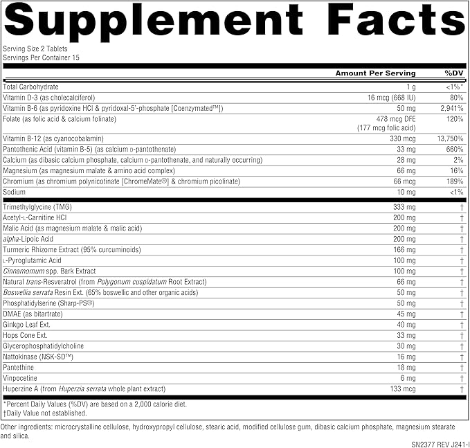 Source Naturals Ageless Mind for Memory &amp Cognitive Function* - 30 Tablets