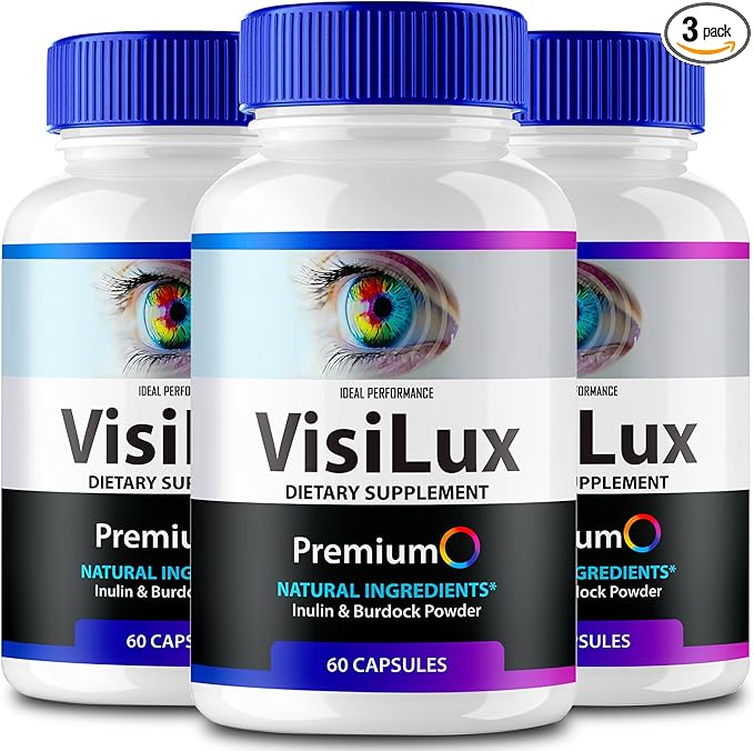 Visilux Eye Health Supplements Capsules Visilux Vitamins Pills - Maximum Strength Visilux All Natural Eye Multivitamin Visilux Eye Health Multivitamin Visi Lux Eye Capsules Reviews (3 Pack)