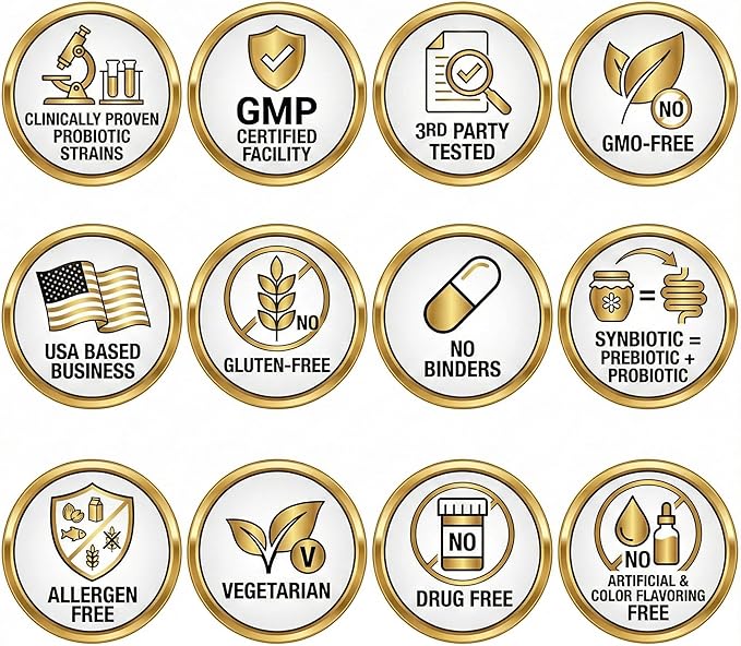 GLP-1 Synbiotic+Manuka Honey Clinically Proven Natural Probiotics for Weight Loss Belly Fat Reduction Boost Fat Secretion Gut Health Manage Appetite &amp Cravings Increase GLP-1