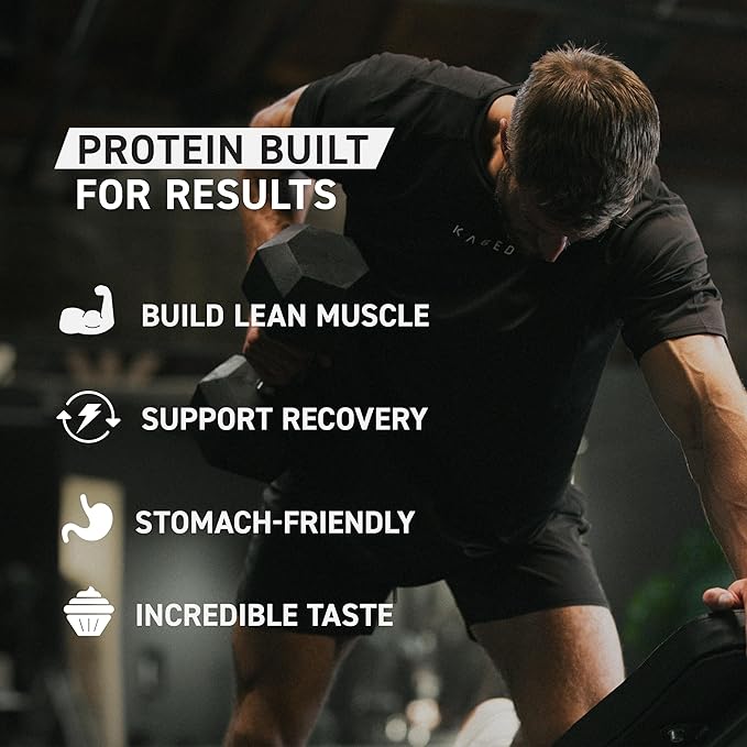 Kaged Whey Protein Isolate Powder | Chocolate | 100% Pure Low Lactose Whey | Post Workout Recovery Drink | Supports Muscle Building | Supplements for Men &amp Women | 41 Servings