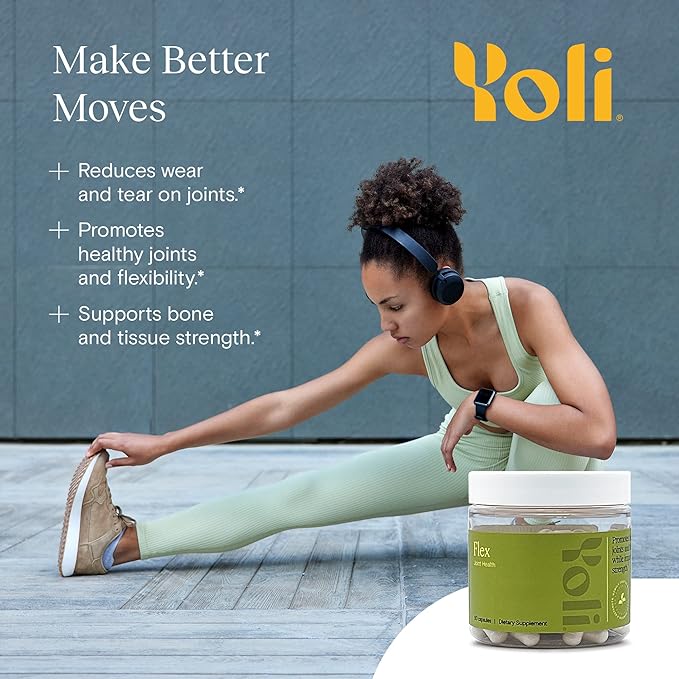 Yoli® Flex - Joint Support Supplement - Glucosamine Chondroitin and Vitamin K2 Joint Function Supplements