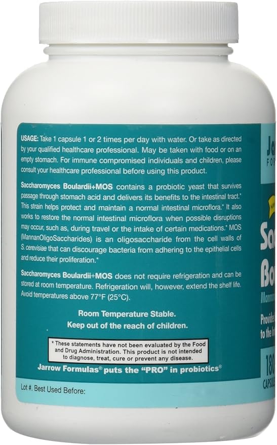 Jarrow Formulas Probiotics Bundle with Saccharomyces Boulardii 5 Billion CFU and Dr Formulated Probiotics for Women 50 Billion CFU 30 Capsules