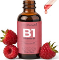 LongLifeNutri Vitamin B1 Liquid Drops - Thiamine Mononitrate Organic Supplement for Energy and Nerve Health Fast Absorption 4 FL OZ 5-Month Supply Lab Tested Made in USA