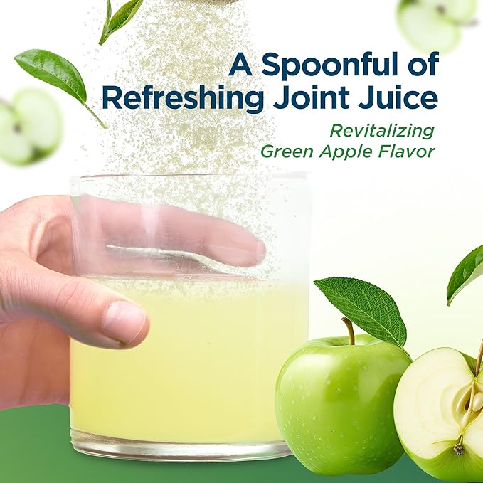 Univera RegeniCARE Green Apple Glucosamine Chondroitin MSM Univestin Joint Health Joint Support Mobility + Flexibility Green Apple Flavor Powder 30-Day Supply