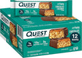 Quest Nutrition Crispy Chocolate Coconut Hero Protein Bar 15g Protein 1g Sugar 3g Net Carbs Gluten Free Protein Snack Keto Friendly 12 Count