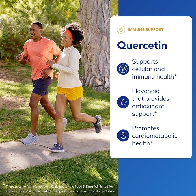 Pure Encapsulations Quercetin - 500 mg - Immune Support Cellular Health &amp Heart Health - Antioxidant Supplement - Gluten Free &amp Non-GMO - 120 Capsules
