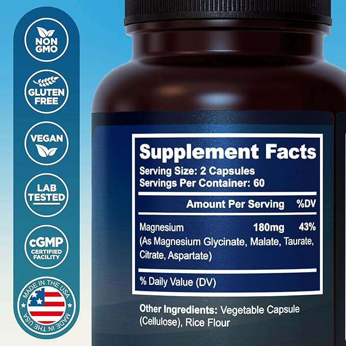 Magnesium 5 Complex and 60 Billion CFU Probiotic