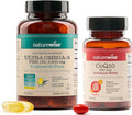 NatureWise [1] Ultra Omega 3 Fish Oil 2200 mg - TG Form - 60 Softgels[30-Day Supply] + [1] CoQ10 100mg + Black Pepper High Absorption - 30 Softgels[30-Day Supply]