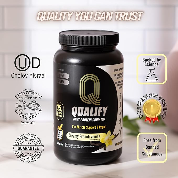 Cookies and Cream + French Vanilla Whey Protein Powder Bundle - Gluten-Free 25g Protein 5.5g BCAA 2.7g Leucine 1.4g Isoleucine 1.4g Valine