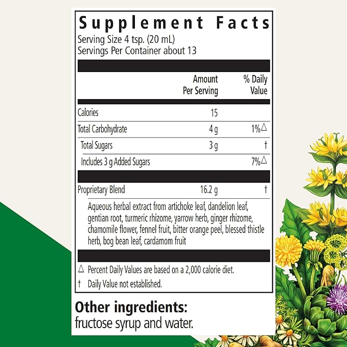 Floradix by Salus Gallexier Herbal Bitters (8.5 oz) &amp Iron &amp Herbs (8.5 oz) Bundle - Herbal Bitter for Digestive Support* - Iron Supplement for Healthy Energy Support*