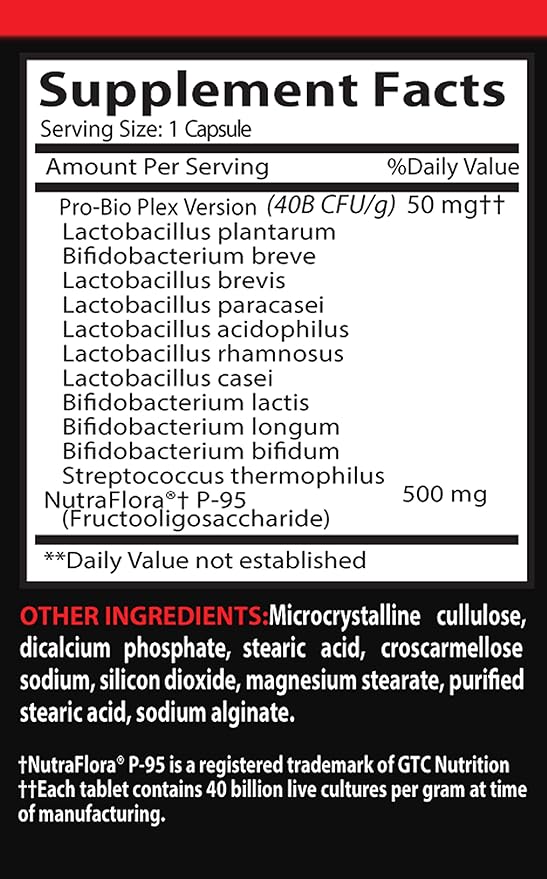 Probiotic Colon Support - Advanced Blended PROBIOTIC Complex - Gut Health - 2 Bottles 120 Capsules