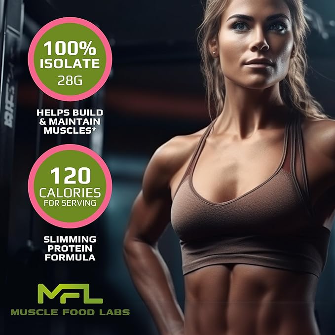 MFL Slim WHEY Protein Powder | 28g Protein | Low Carbs | Slimming Nutritional Shake | Sweetened with Stevia | 2 lbs. (Vanilla)