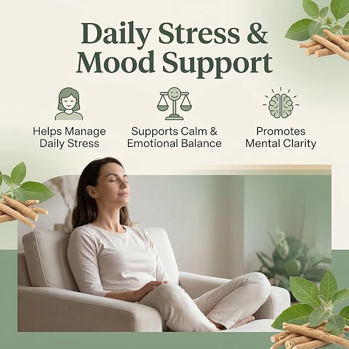Ashwagandha Gummies with Ashwagandha Root Extract 60 Count Natural Stress Relief &amp Mood Support Vegan Non-GMO Gluten Free Herbal Supplement Pack of 1