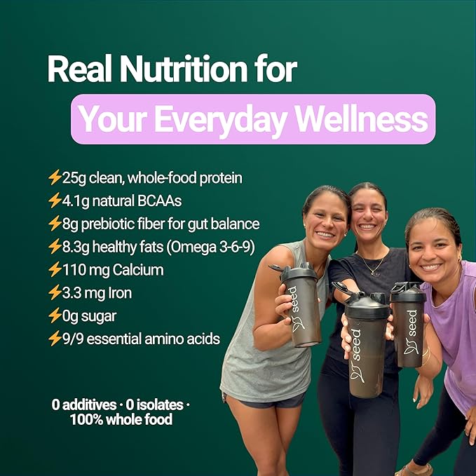 SEED Chocho Pure Plant-Based Protein Powder Gluten Free Dairy Free Soy Free Non-GMO 17.6 oz