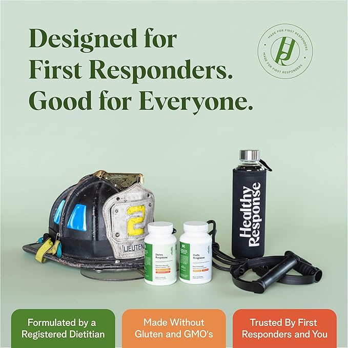 Daily Response Multivitamin 90 Capsules - Multivitamin + Adaptogen Blend for Energy &amp Stress Support - Tailored Nutrition for First Responders &amp Those on The Go