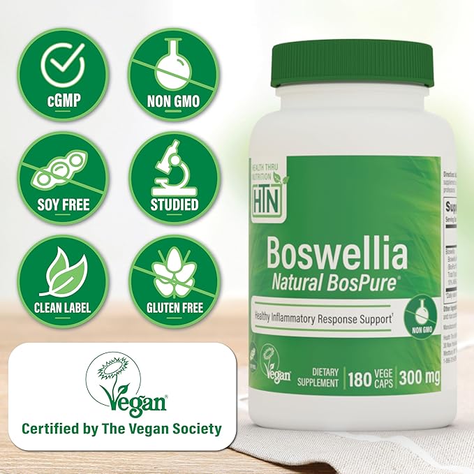 Health Thru Nutrition BCM-95 Curcumin + BosPure Boswellia Super Bundle - 6 Month Supply