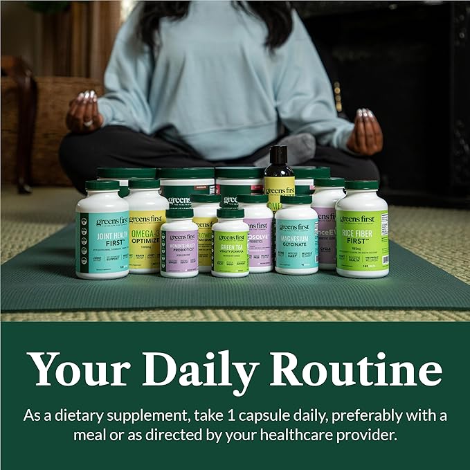 Greens First Vitamins D3+K2 - Support for Heart Bone Vascular and Immune Health - Made with Vitamin D3 &amp Vitamin K2-60 Vegetable Capsules