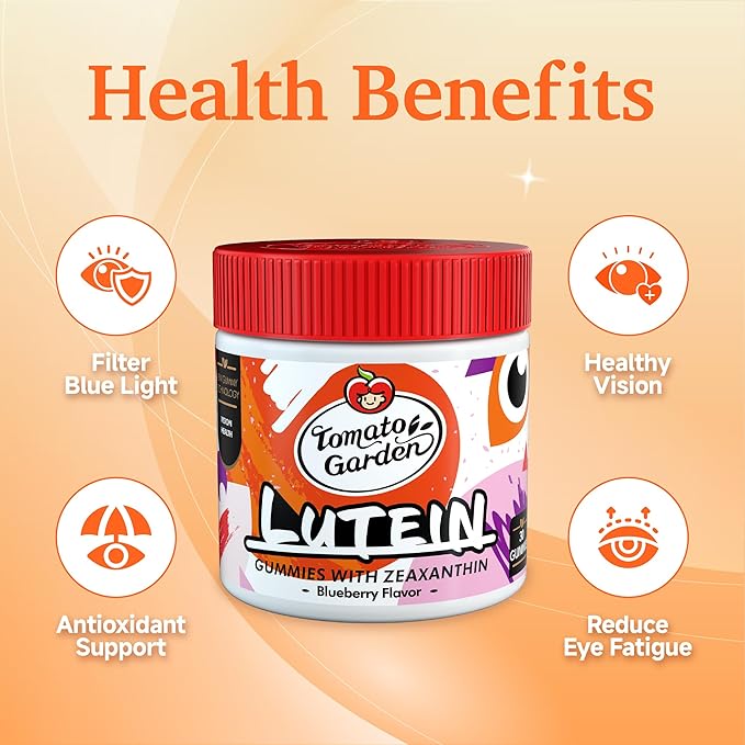 Lutein Gummies Vision Support Supplements with Blue Light Protection 90 Counts3 Bottles