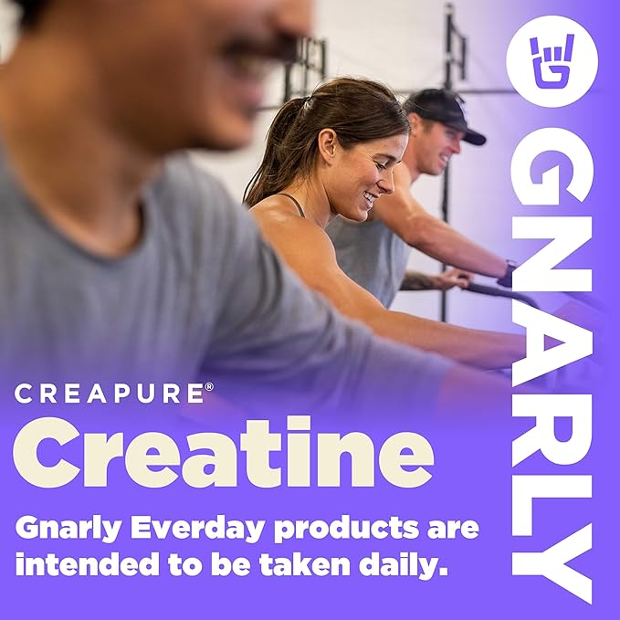 Gnarly Nutrition Creatine Powder Unflavored (16.05oz) and Gnarly Whey Grass-Fed Protein Supplement Chocolate (32.0oz)