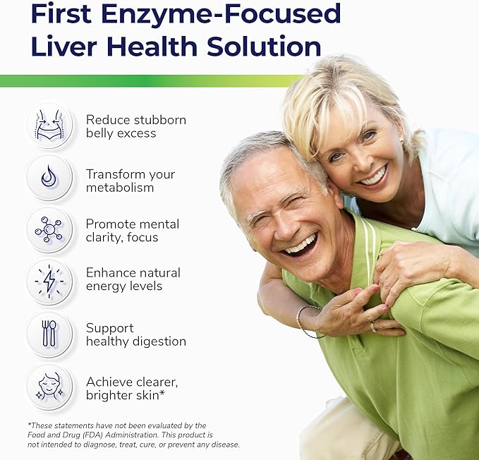 Vital Detox Liver Supplement - First Enzyme-Focused Liver Health Formula - Contains NAC with Milk Thistle Sulforaphane and More 90 Servings