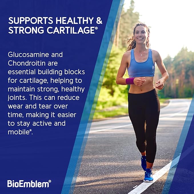 BioEmblem Triple Magnesium Complex and Joint Support for Enhanced Joint Health Vegan Non-GMO