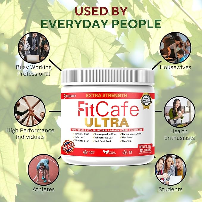 FitCare Ultra Extra Strength Organic Herbal Supplement with Turmeric Ashwagandha Moringa (3)