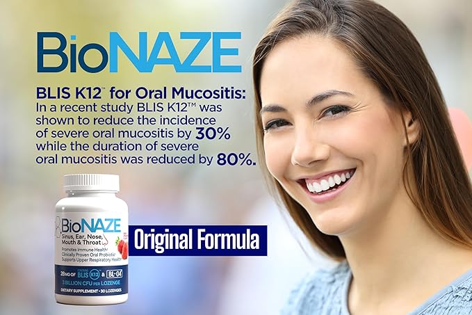 Oral Probiotic BLIS K12 &amp BL-04 for Sinus Tonsil Stones Bad Breath Post Nasal Drip Throat &amp Mouth. Improve Upper Respiratory Health with Clinically Proven Oral Probiotics (2 Pack)