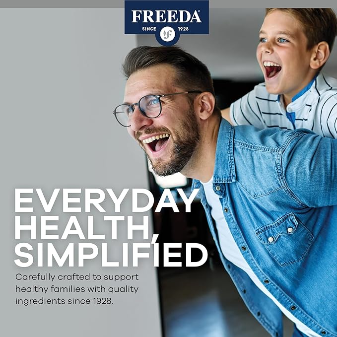 FREEDA SCD Multivitamin – Daily Multivitamin Supplement for Men &amp Women – Vegan Gluten-Free SCD Legal – Kosher Certified Adult Vitamins – Specific Carbohydrate Diet Friendly – 180 Capsules