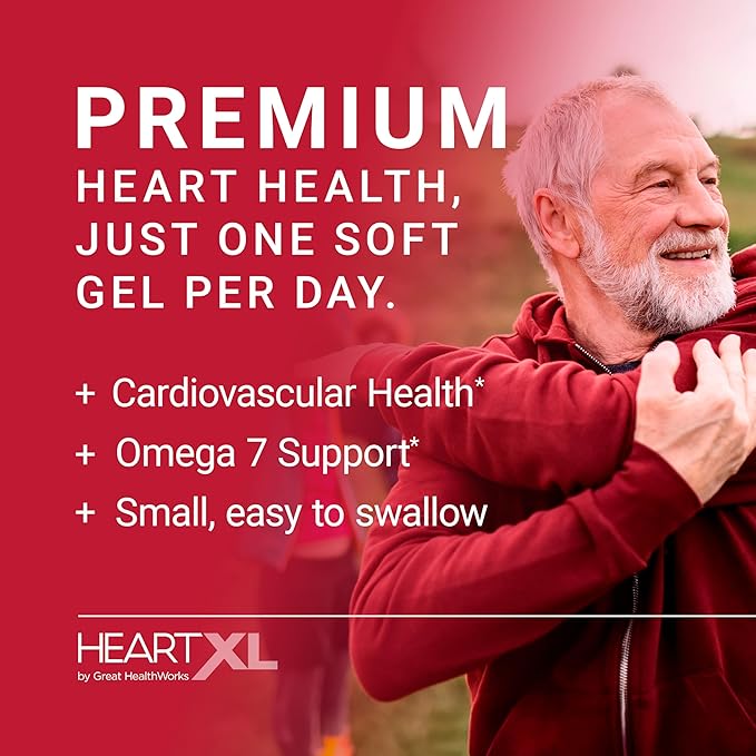 OmegaXL Joint Support Supplement - Natural Muscle Support Green Lipped Mussel Oil Soft Gel Pills Drug-Free 60 Count + HeartXL 30 Count High Potency Omega-7 Blend