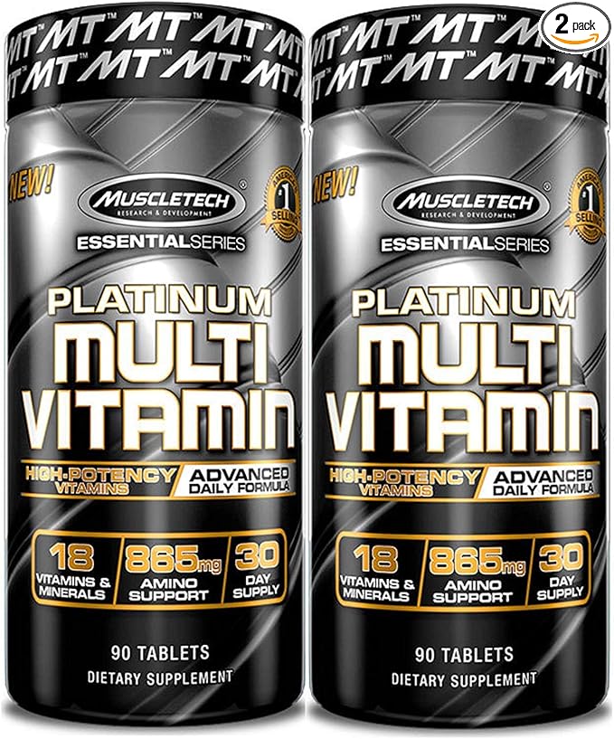 MuscleTech Platinum Multi Vitamin 90 Count (2 Pack)