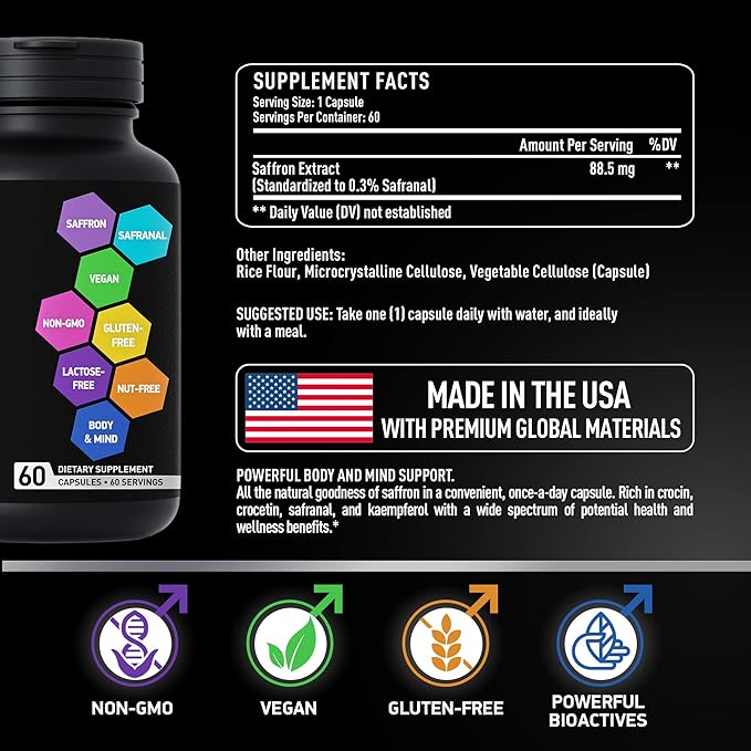 Bariatric Multivitamin with Iron and Optimized Saffron - Body and Mind Bundle