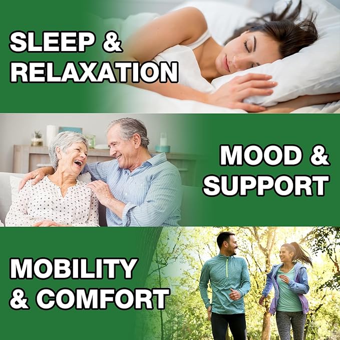 Hemp Gummies for Sleep Pain Relax Calm - High Potency Hemp Oil Infused Gummy Bears -Fruity Flavors - 100% Natural Omega Hemp Edibles (2 Pack)