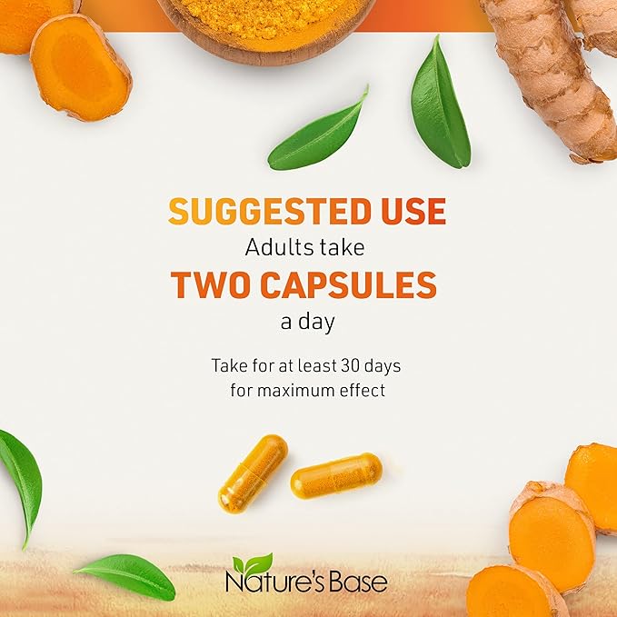 Nature's Base Turmeric &amp Ginger 120 ct + Probiotics 70 Billion CFU 30 ct