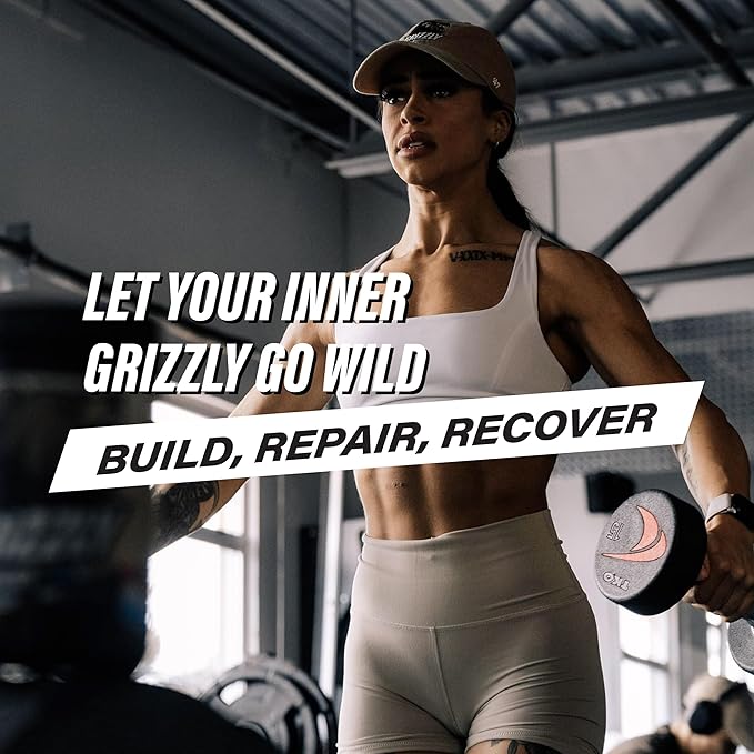 Grizzly Whey Isolate 25g Protein Powder Vanilla Protein Shake - 5.5g BCAAs for Growth &amp Muscle Recovery - 89% Whey Protein Per Serving - Post Workout Muscle Builder for Men &amp Women - 28 Servi