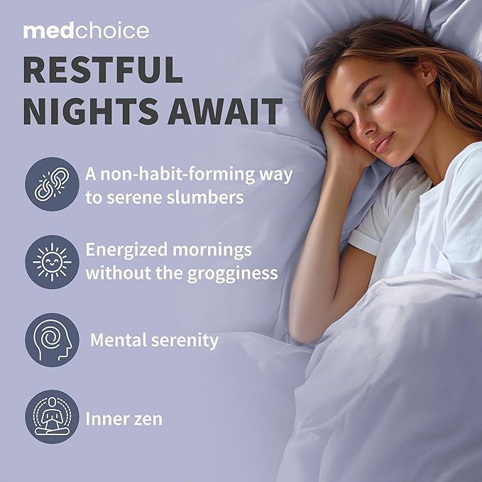 12-in-1 Sleep Support Capsules - Melatonin-Free Non-Habit Forming Sleep Supplement with a Balanced Blend of Magnesium Ashwagandha L-Tryptophan Valerian Root GABA 5-HTP (90 Capsules Pack of 2)