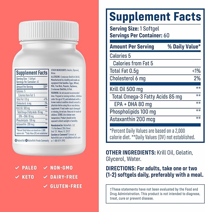 NativePath Total Turmeric 60 and Antarctic Krill Oil 60 Bundle