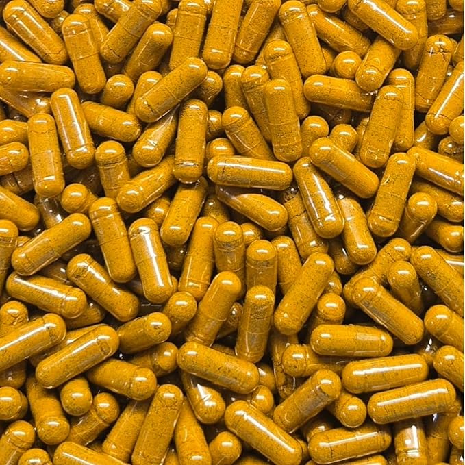 Organic Turmeric Root Powder and Peppercorn Capsules - 240