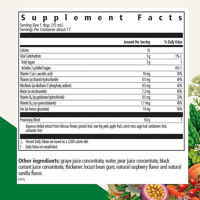 Floradix Kinder Love Children's Multivitamin - Herbal Supplement - Liquid Multivitamin Kids Iron and Herbs 8.5 Fl Oz - Bundle (Pack of 2)