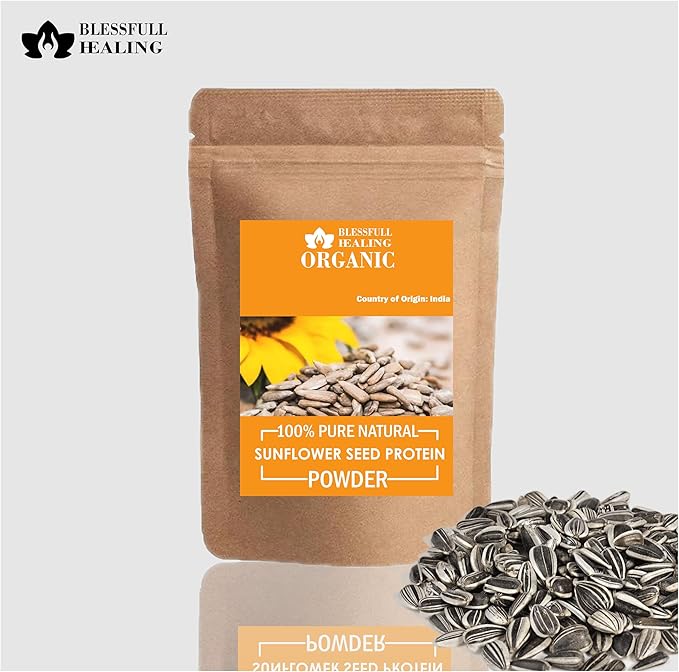 Organic 100% Pure Natural Sunflower Seed Protein Powder | 100 Gram / 3.52 oz