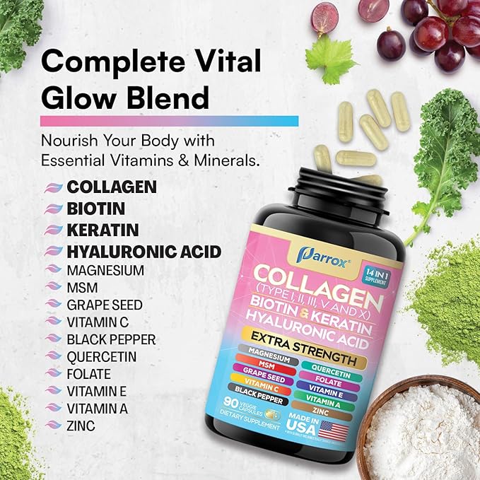 She Shines Set – Collagen Cortisol &amp Myo-Inositol Bundle – Collagen Peptides I II III V X + Biotin Hyaluronic Acid – Hormone Balance Calm Energy &amp Glowing Skin