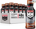 Muscle Milk Pro Advanced Nutrition Protein Shake Knockout Chocolate 14 Fl Oz Bottle 12 Pack 40g Protein 1g Sugar 16 Vitamins &amp Minerals 6g Fiber Workout Recovery Packaging May Vary