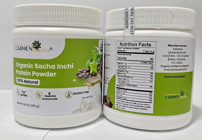 International SumaSach'a Sacha Inchi Protein Duo – Natural Flavor 500 g (17.6 oz) – Perfect for Smoothies – High Protein | Vegan | Gluten-Free