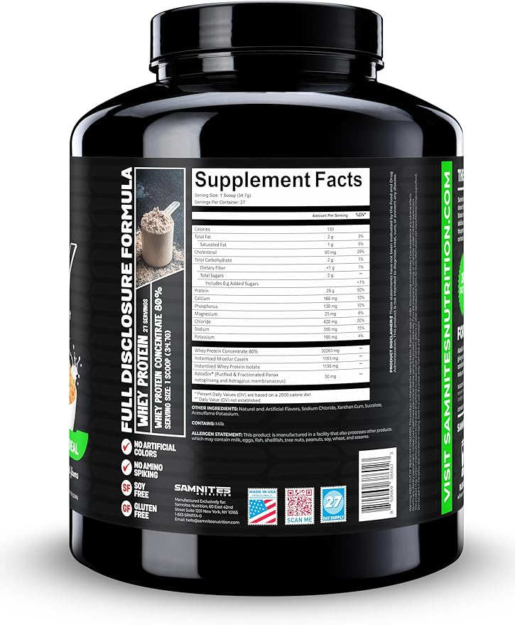Whey Protein Blend Apple Cinnamon Cereal Whey: Full-Disclosure Ultra-Delicious Premium Protein