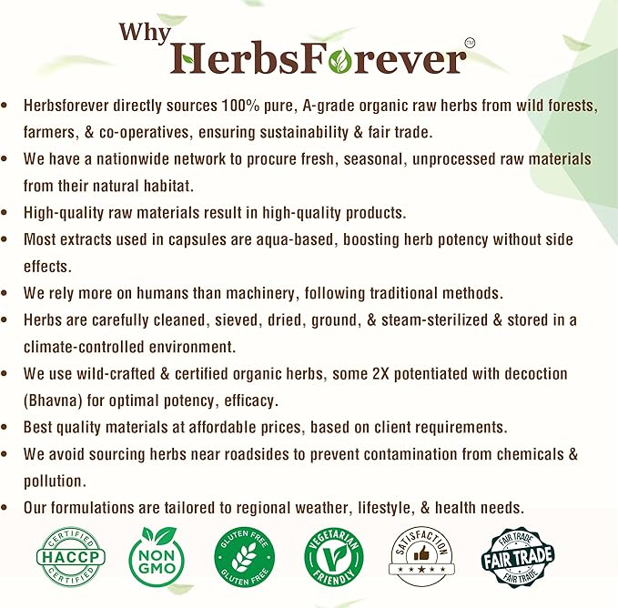 Herbsforever Iron Plus Capsules Supplement Promotes Iron Level 60 Capsules