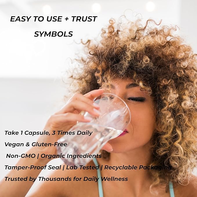 Glutathione Complex – 125mg Reduced L-Glutathione with Organic Turmeric Aquamin® Reishi and Herbal Detox Blend – 60 Vegan Capsules – Immune &amp Liver Support Antioxidant Detox Formula