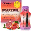 BeMe Tendon and Ligament Supplements - 5000mg TENDOFORTE Collagen Peptides for Tendon Repair Supplement and Ligament Repair - 15 Liquid Grapefruit Sachets